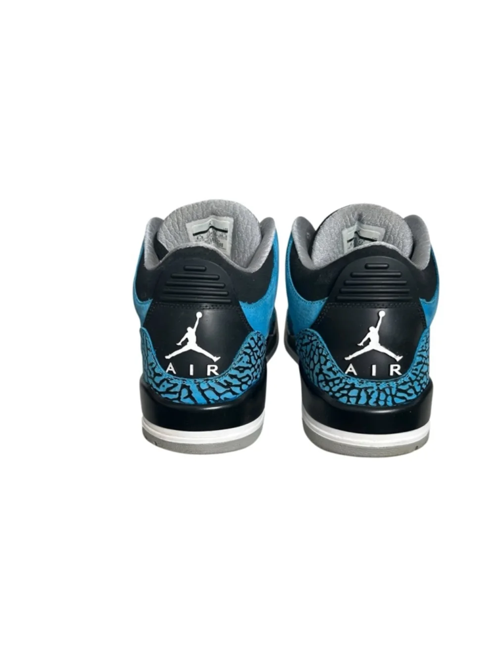 Nike Air Jordan Retro 3 Dark Powder Blue Black White 136064-406 Men's Size 8.5
